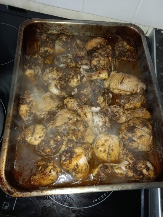 Movie night homemade chicken